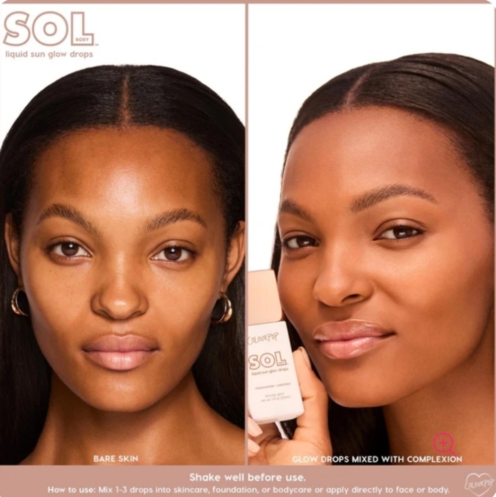 ColourPop SOL Liquid Sun Glow Drops - Bronze Glow, 30ml, NIB - Picture 5 of 7
